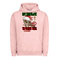 Pigment Salmon hot chocolate to warm your soul Urban Hoodie - FaDigitalArtStudio