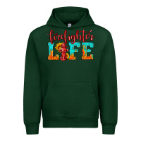 Forest Green firefighter life Urban Hoodie - HRA Design Shop