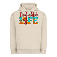 Pigment French Oak firefighter life Urban Hoodie - HRA Design Shop