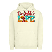 Pigment Pistachio firefighter life Urban Hoodie - HRA Design Shop