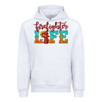 White firefighter life Urban Hoodie - HRA Design Shop