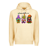 Pina Colada happy halloween gnomes black Premium Hoodie - RacoonDesign