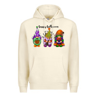 Sandshell happy halloween gnomes black Premium Hoodie - RacoonDesign