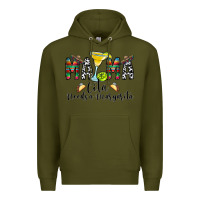 Army Green Mama Cita Needs a Margarita Premium Hoodie - CowhideDigitalArt