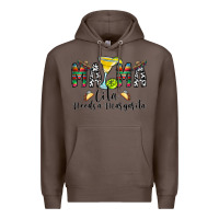 Coffee Mama Cita Needs a Margarita Premium Hoodie - CowhideDigitalArt