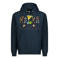 Navy Mama Cita Needs a Margarita Premium Hoodie - CowhideDigitalArt