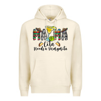 Tofu Mama Cita Needs a Margarita Premium Hoodie - CowhideDigitalArt