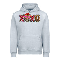 Heather Grey xoxo tiger olivia Urban Hoodie - OliviaCreatesArt