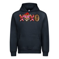 Navy xoxo tiger olivia Urban Hoodie - OliviaCreatesArt