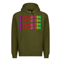 Army Green lgbtq revolution Premium Hoodie - HRA Design Shop