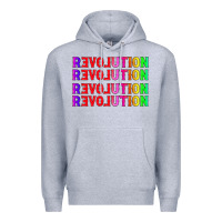 Heather Grey lgbtq revolution Premium Hoodie - HRA Design Shop
