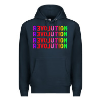 Navy lgbtq revolution Premium Hoodie - HRA Design Shop