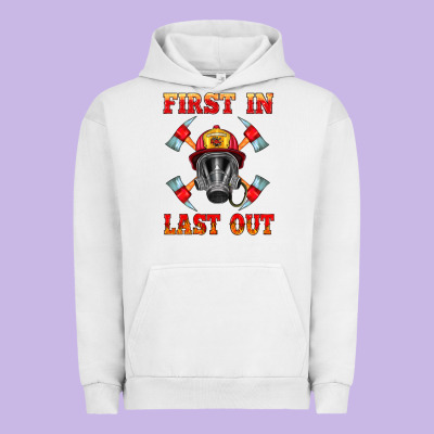 Firefighter Face Mask With Axes Urban Hoodie Designed By Hra Design Shop