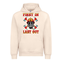 Sandshell firefighter face mask with axes Urban Hoodie - HRA Design Shop