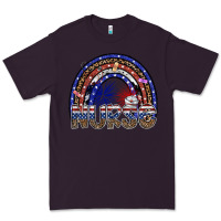 Plum american nurse Premium Tee - SublimationCraftShop