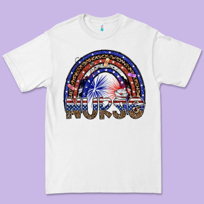 American Nurse Premium Tee Designed By Sublimationcraftshop