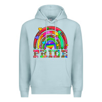 Blue Mist lgbtq pride and rainbow Premium Hoodie - HRA Design Shop