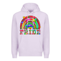 Lilac lgbtq pride and rainbow Premium Hoodie - HRA Design Shop