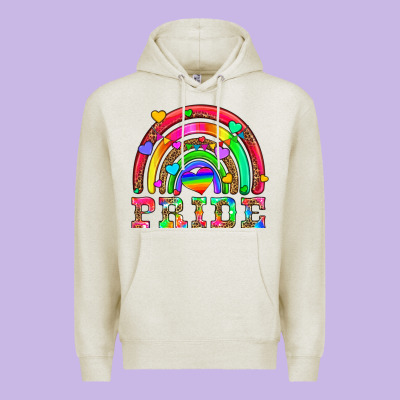 Lgbtq Pride And Rainbow Premium Hoodie Designed By Hra Design Shop