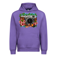 Tulip floral lotus leaf film roll vintage camera Urban Hoodie - FaDigitalArtStudio