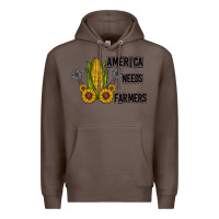 Coffee america needs farmers Premium Hoodie - CowhideDigitalArt