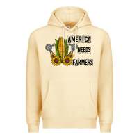 Pina Colada america needs farmers Premium Hoodie - CowhideDigitalArt