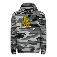 Slate Camo america needs farmers Premium Hoodie - CowhideDigitalArt