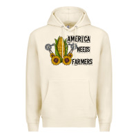Tofu america needs farmers Premium Hoodie - CowhideDigitalArt