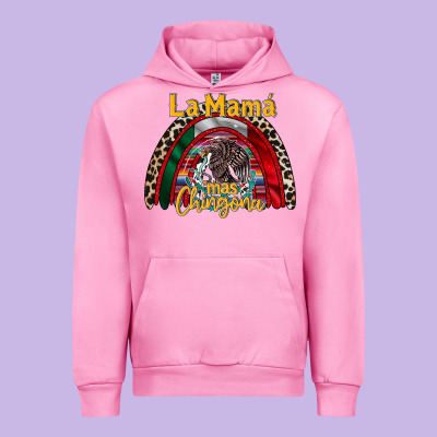 La Mama Mas Chingona Urban Hoodie Designed By Racoondesign