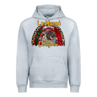Heather Grey la mama mas chingona Urban Hoodie - RacoonDesign