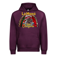Mauve Wine la mama mas chingona Urban Hoodie - RacoonDesign