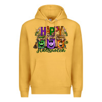 Mustard happy halloween jar Premium Hoodie - RacoonDesign