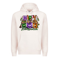 Pale Pink happy halloween jar Premium Hoodie - RacoonDesign
