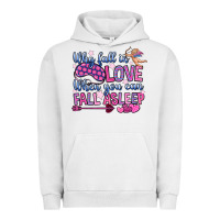 Pigment Lunar Rock why fall in love when you can fall asleep Urban Hoodie - OliviaCreatesArt