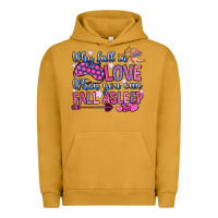 Pigment Peanut Butter why fall in love when you can fall asleep Urban Hoodie - OliviaCreatesArt