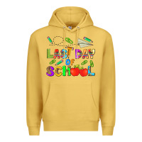 Antique Gold last day of school Premium Hoodie - HRA Design Shop