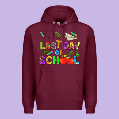 Last Day Of School Premium Hoodie Designed By Hra Design Shop