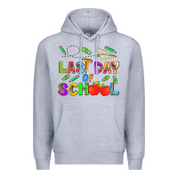 Heather Grey last day of school Premium Hoodie - HRA Design Shop