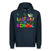 Navy last day of school Premium Hoodie - HRA Design Shop