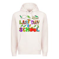 Pale Pink last day of school Premium Hoodie - HRA Design Shop