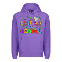 Purple last day of school Premium Hoodie - HRA Design Shop