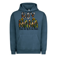 Pigment Midnight Navy boy nana from son up to son down Urban Hoodie - CowhideDigitalArt