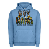 Pigment Pebble Blue boy nana from son up to son down Urban Hoodie - CowhideDigitalArt