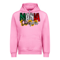 Fuchsia Pink mama chingona Urban Hoodie - RacoonDesign