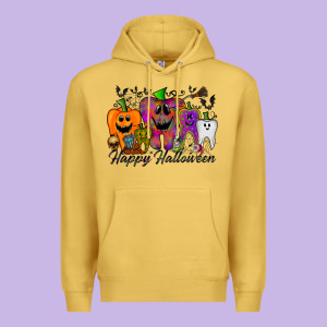 Happy Halloween Tooth Premium Hoodie Designed By Racoondesign