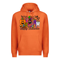 Carrot happy halloween tooth Premium Hoodie - RacoonDesign
