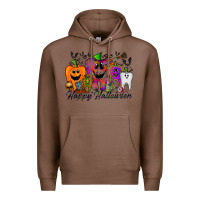 Chestnut happy halloween tooth Premium Hoodie - RacoonDesign