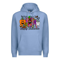 Colony Blue happy halloween tooth Premium Hoodie - RacoonDesign