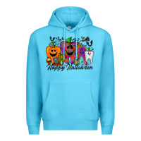 Ocean Blue happy halloween tooth Premium Hoodie - RacoonDesign