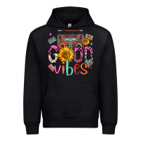 Black good vibes cassette boombox Urban Hoodie - FaDigitalArtStudio